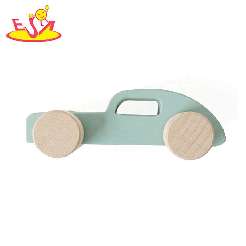 2020 wholesale preschool small wooden push car for toddlers W04A470