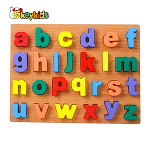 2020 New sale 5 pcs wooden puzzle toy set for preschoolers W12F110