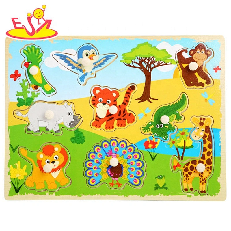 2020 best design intelligent wooden puzzle toys for kids W14M217