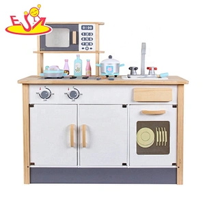 2020 top sale wooden kids kitchen play set with accessories W10C498
