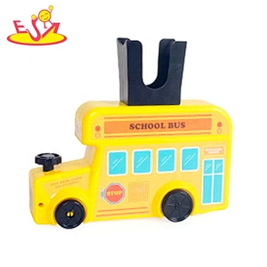 2020 wholesale preschool wooden domino laying train for kids W15A081B