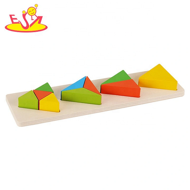 2020 new arrival educational wooden match puzzle for toddlers W13E114