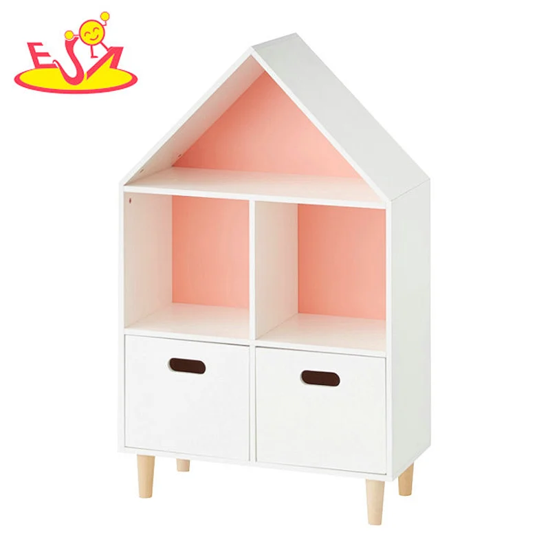 New  Popular white baby Storage MDF simple wooden toy box  W08C299