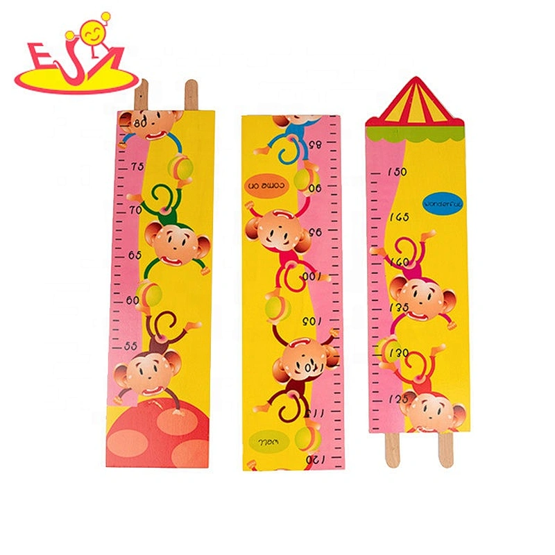 2020 Customize growth wooden child height chart for wall W09C016