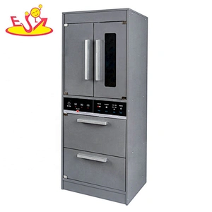 2020 Top sale lights and sounds pretend play toys wooden kitchen and fridge set for kids W10C493C