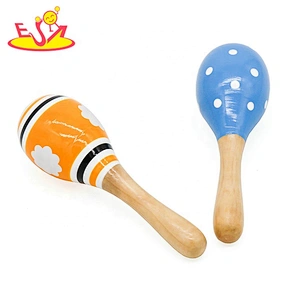 New arrival maracas wooden musical toys for babies W07I150