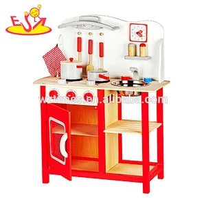 2018 New design wooden play kitchen toy children wooden play kitchen toy lovely wooden play kitchen toy W10C133