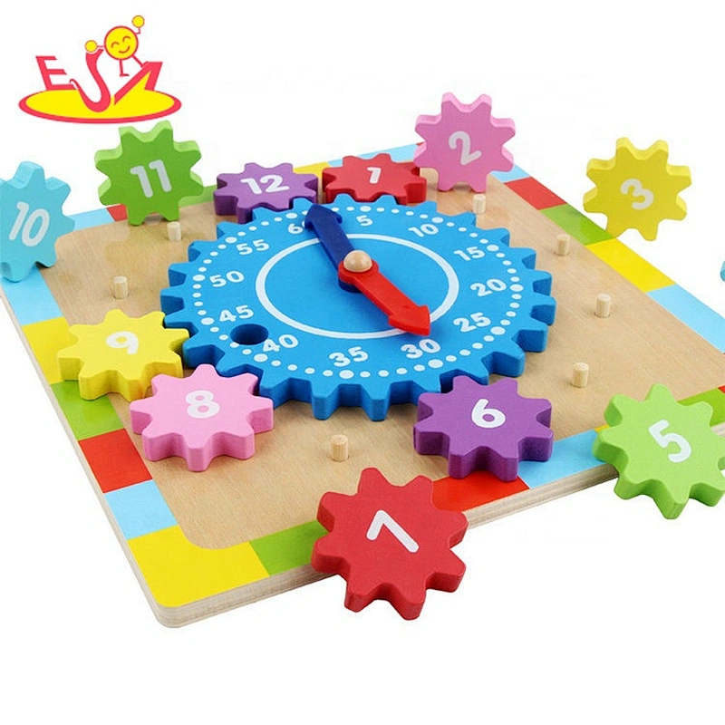New arrival educational games wooden gear toys for kids W14K058