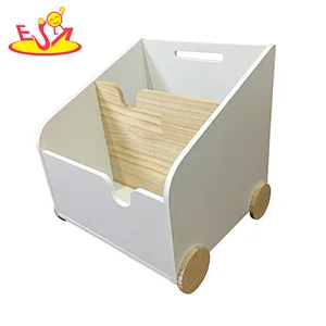 New products wooden Custom Home Decor white Storage Box W08C289