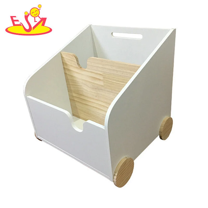 New products wooden Custom Home Decor white Storage Box W08C289