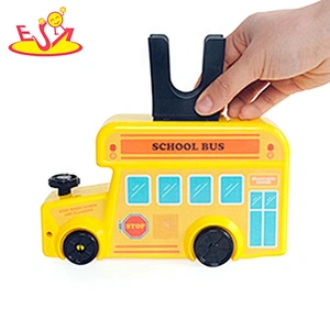 2020 wholesale preschool wooden domino laying train for kids W15A081B
