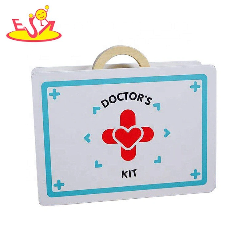 2020 New released first aid kit wooden toy nurse kit for pretend W10D277