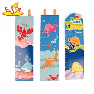 2020 wholesale large wooden height measuring ruler for kids W09C013