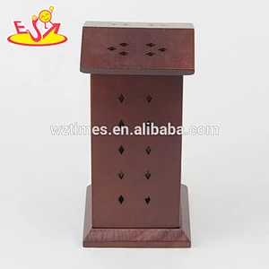 2018 Wholesale cheap household wooden incense holder W02A260