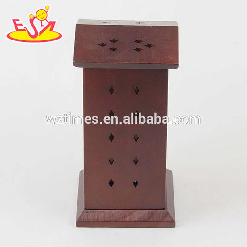 2018 Wholesale cheap household wooden incense holder W02A260