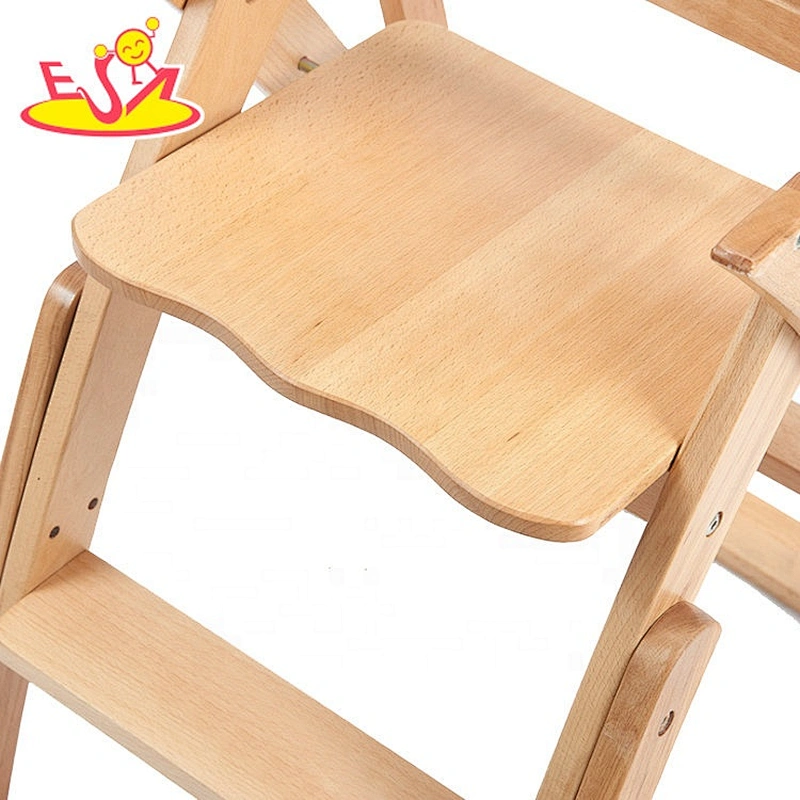 2020 new arrival brown wooden doll high chair for feeding W08F051