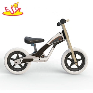 2020 best design black wooden balance bicycle for babies W16C293
