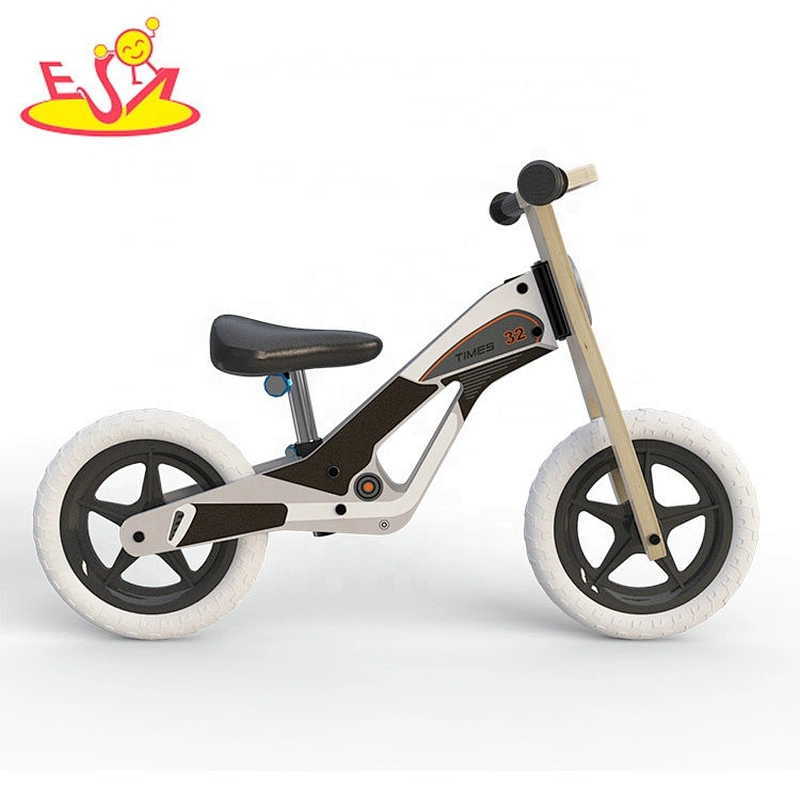 2020 best design black wooden balance bicycle for babies W16C293