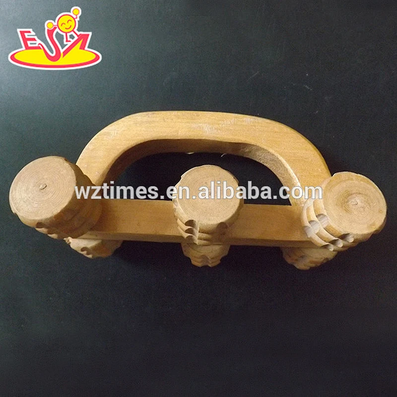 Wholesale brand new wooden handy adult roller massager to relax body soreness W02A120