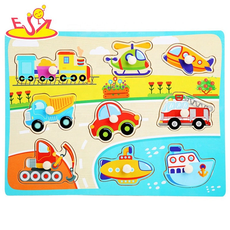 2020 top sale intelligent wooden fish puzzle for toddlers W14M218