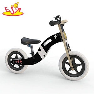 2020 best design black wooden balance bicycle for babies W16C293