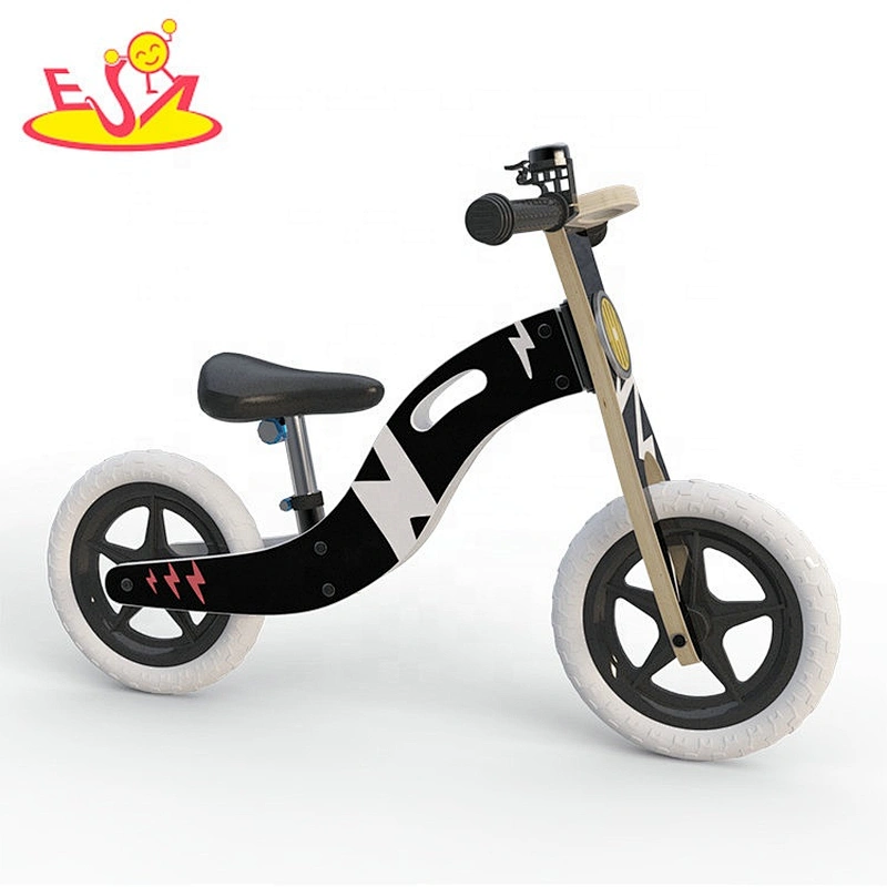 2020 best design black wooden balance bicycle for babies W16C293