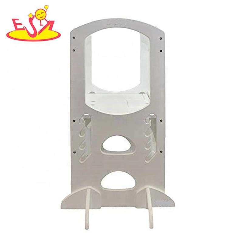 high quality 2 steps wooden ladder stool for kids W08G279