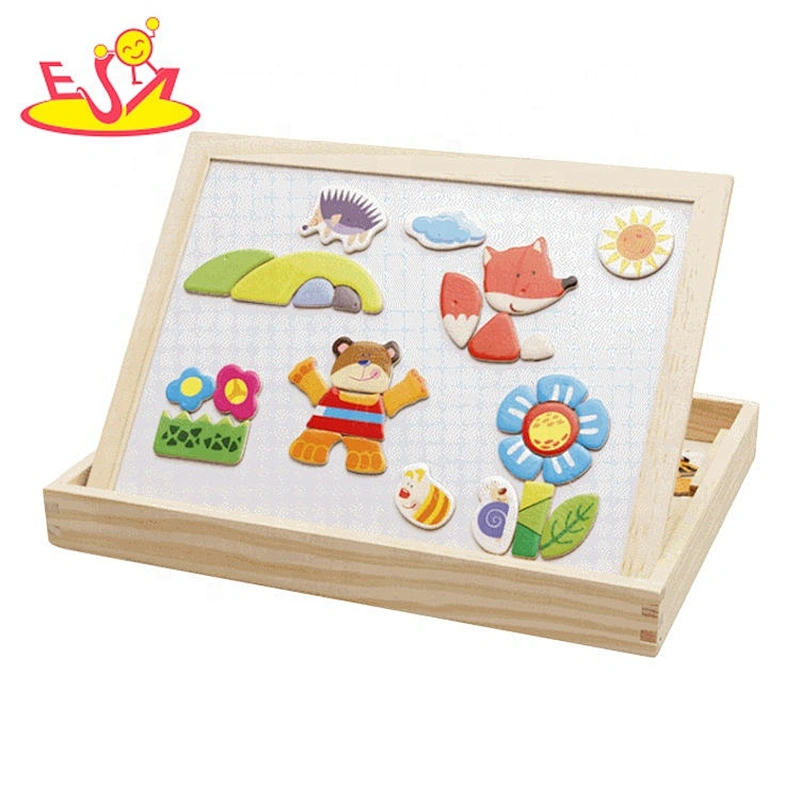 Best design funny wooden drawing board for toddlers W12B137
