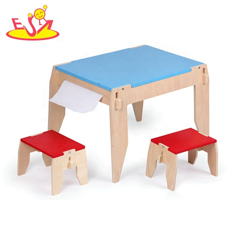 2020 high quality green wooden baby study chair for wholesale W08G285B