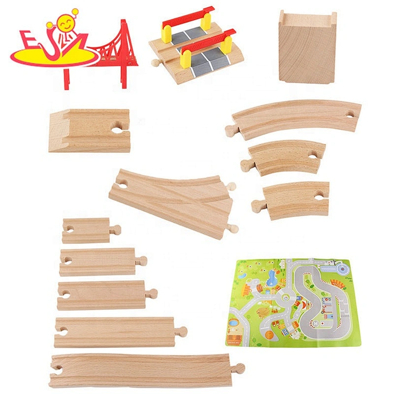 2020 New arrival mini wooden train track set for kids W04C195