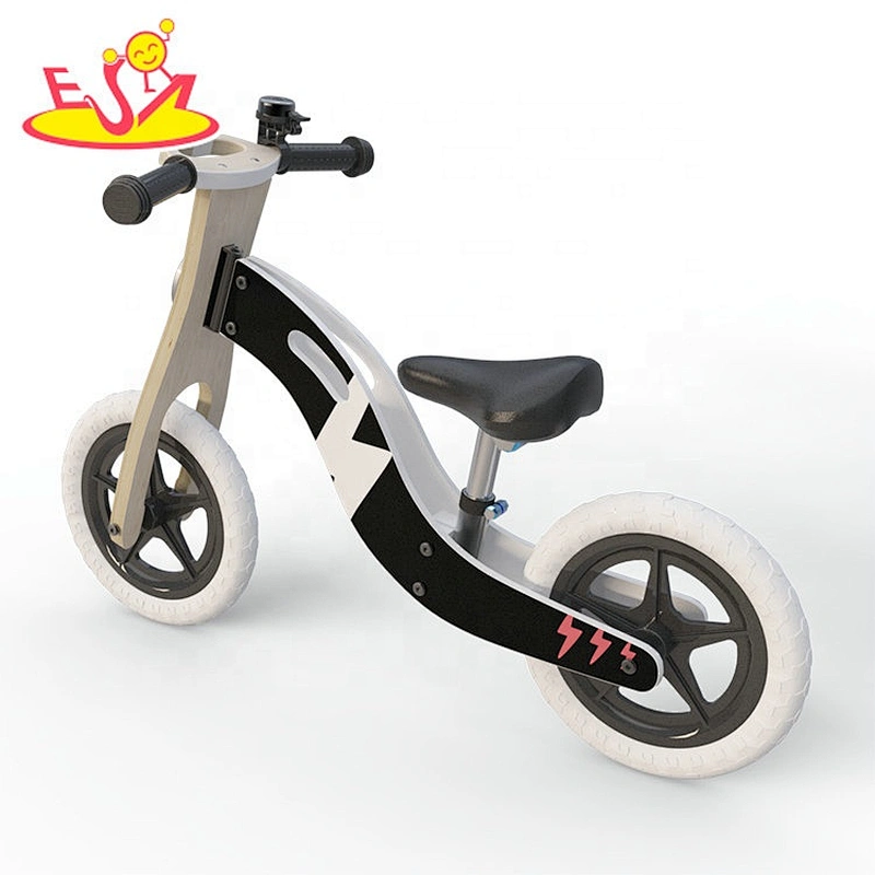 2020 best design black wooden balance bicycle for babies W16C293