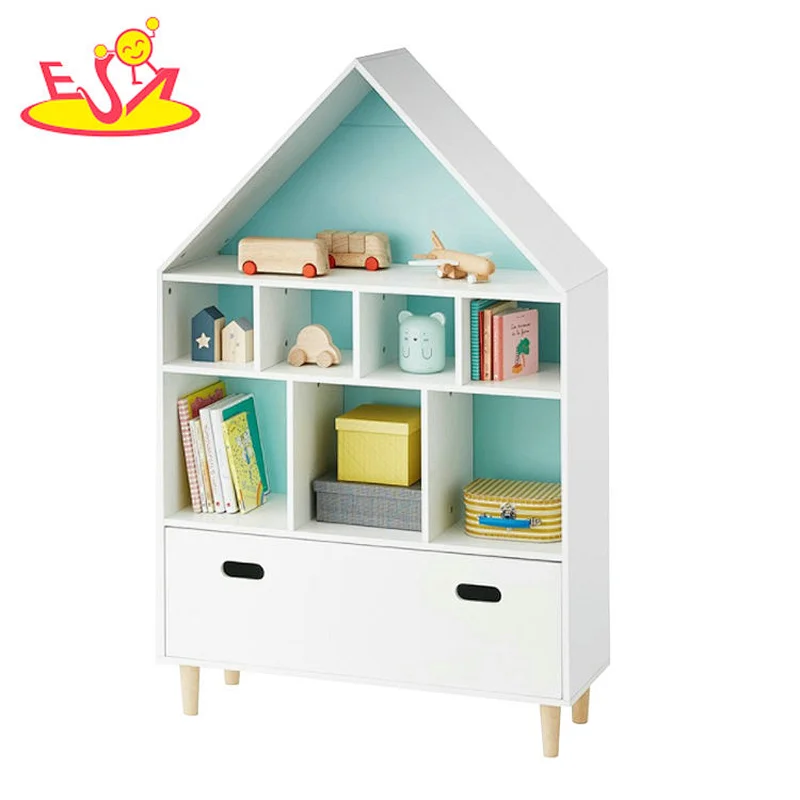 Wholesale simeple custom wooden small storage shelf used in home  W08C294B