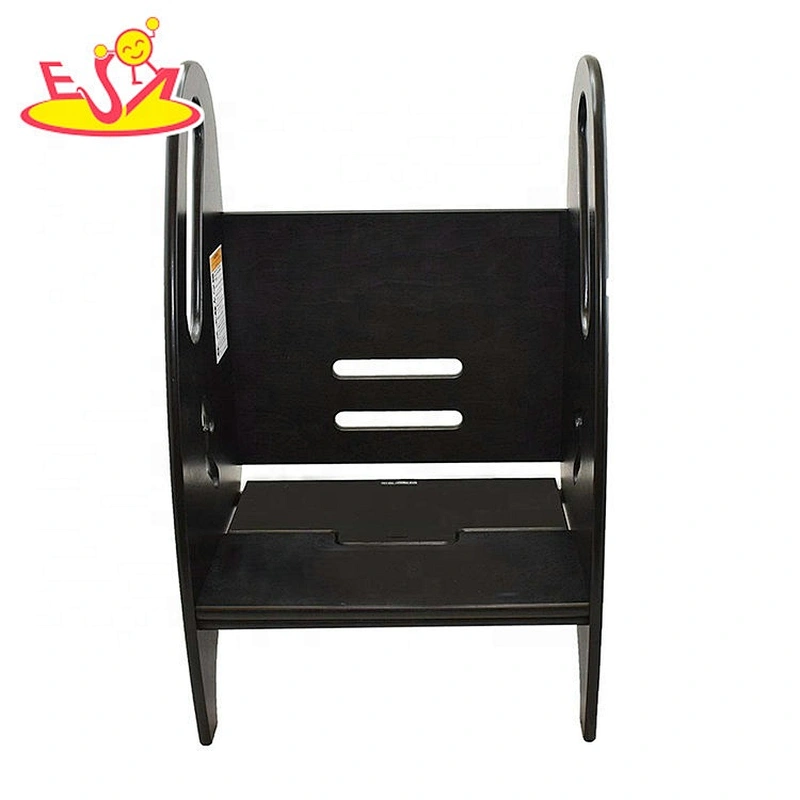high quality 2 steps wooden toddler step stool for wholesale W08G277