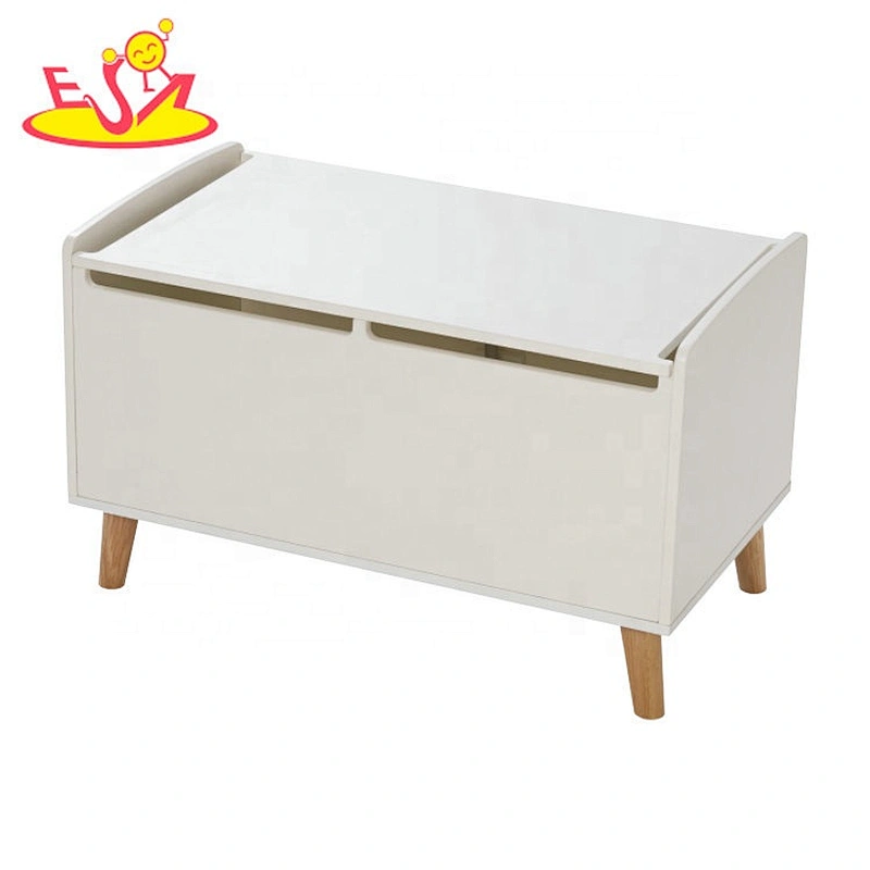 2020 High quality white wooden baby storage shelves for wholesale W08C301