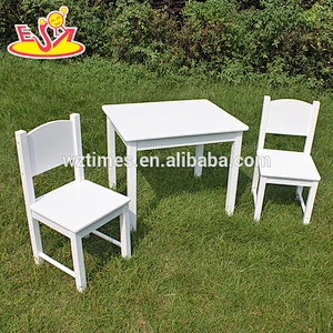 wholesale high quality wooden toddler table and chairs W08G145