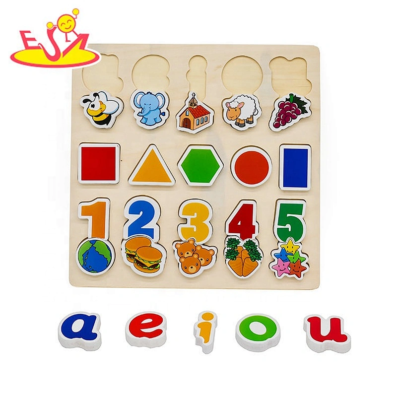 2019 Superseptember wooden kids learning puzzles for wholesale W14B110