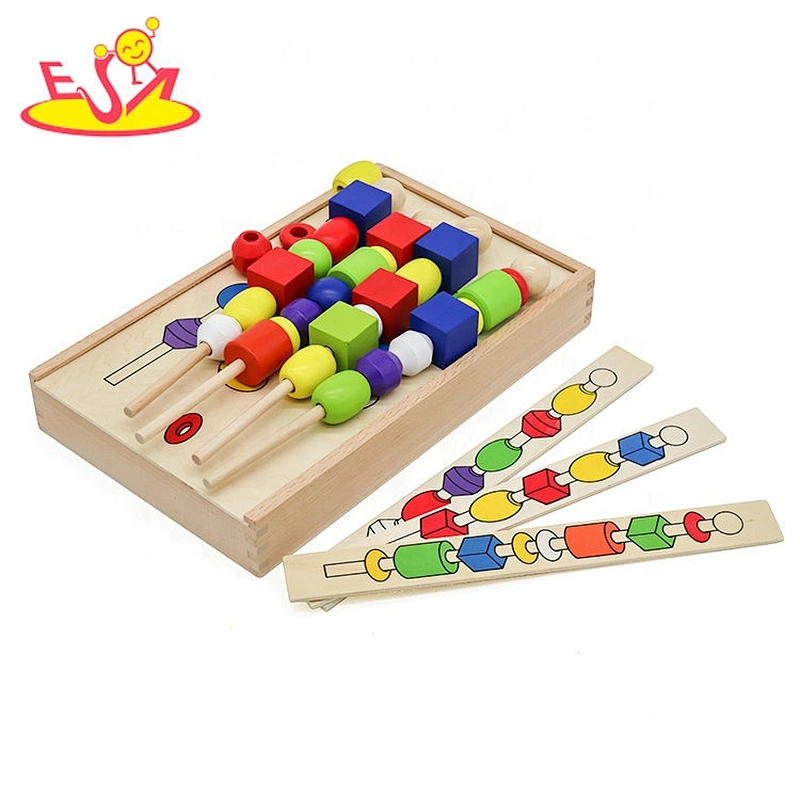 New arrival intelligent wooden beaded toy for kids W12E043