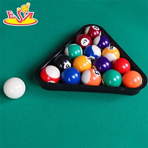 Wholesale cheap kids mini wooden billiard snooker table W11A032