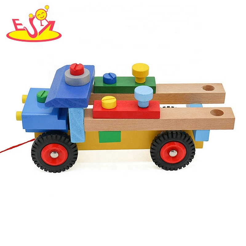 top sale educational wooden toy screws and bolts for kids W03C022