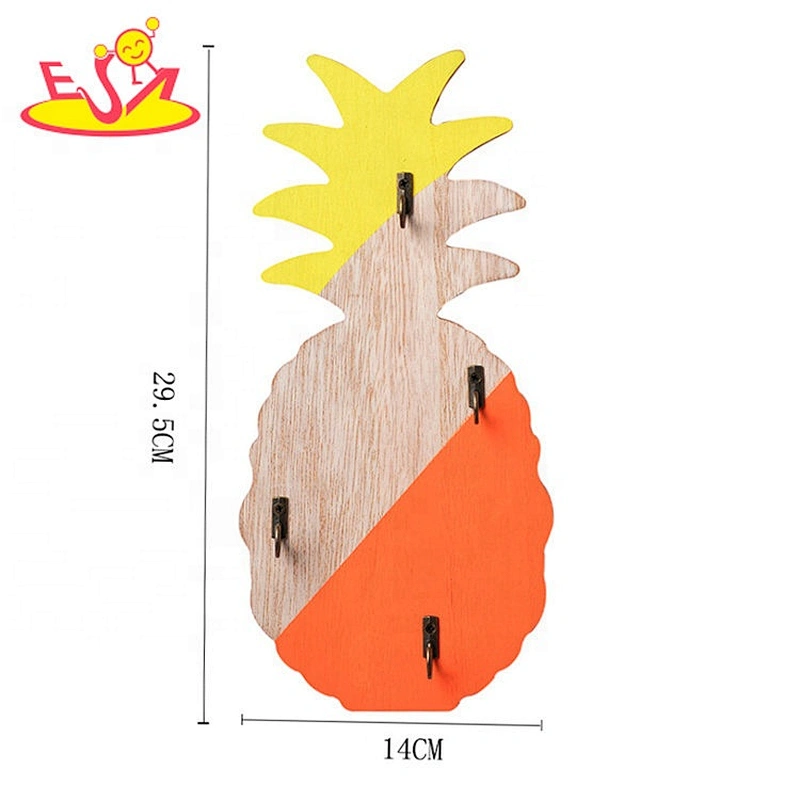 Customize children wooden decorative wall hooks for wholesale W09B101
