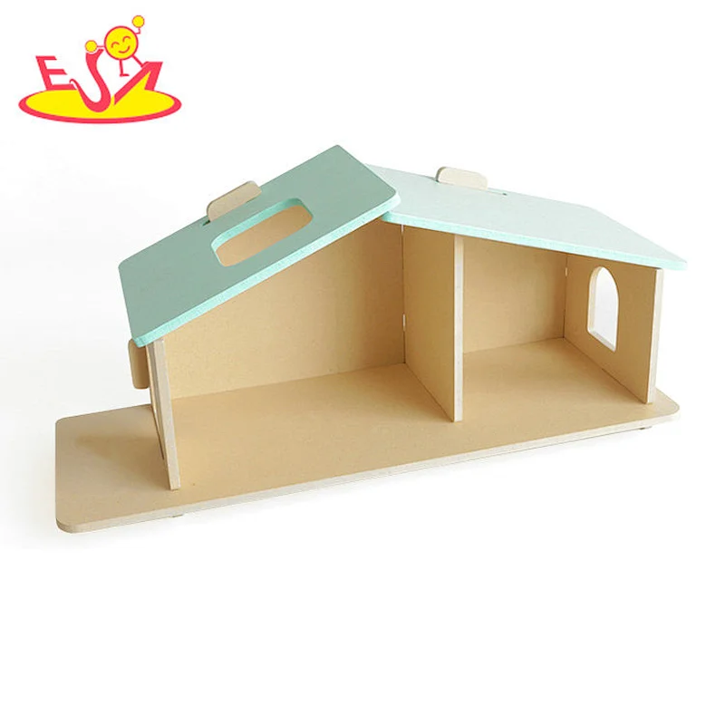 baby classic lovely design kids DIY furniture set toy wooden dollhouse  W06A391