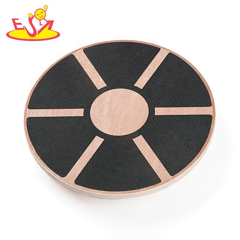 High quality balance wooden exercise rocker board for kids W01D063