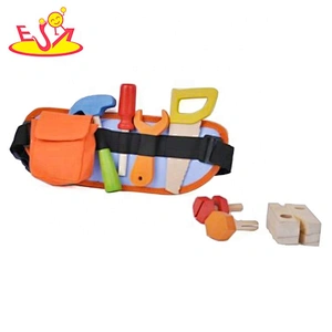 2020 Top sale mini wooden children toy tool bag for wholesale W03D132