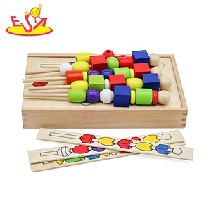 2020 New sale preschool wooden pattern match puzzle for kids W12E044