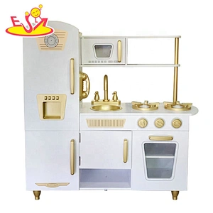2020 New arrived pink kids kitchen set with freezer W10C571