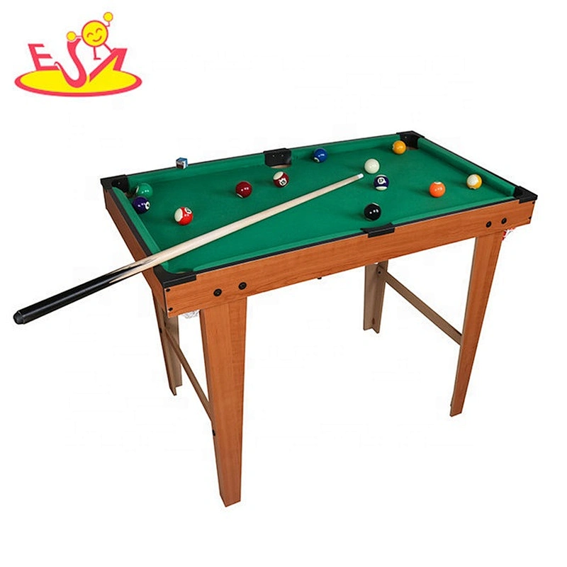 Wholesale cheap kids mini wooden billiard snooker table W11A032