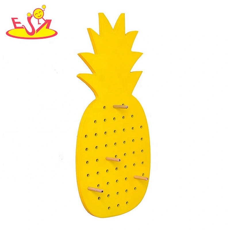 Decorative leaf wooden wall hanger for wholesale W09B102B