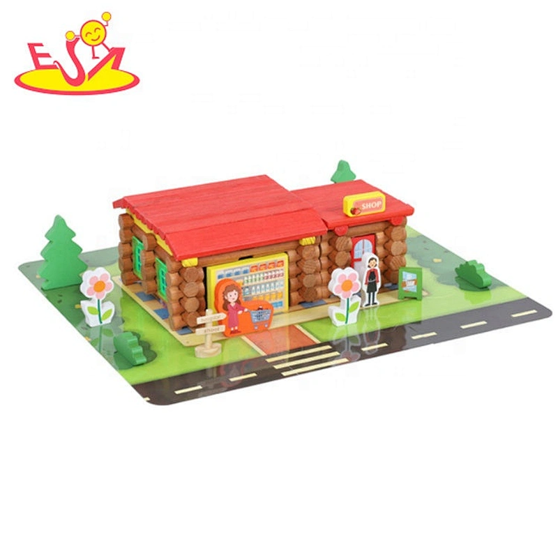 wholesale preschool wooden homemade jigsaw puzzle for kids W14G049
