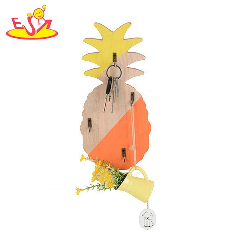 Customize children wooden decorative wall hooks for wholesale W09B101