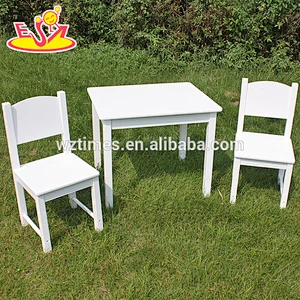 wholesale high quality wooden toddler table and chairs W08G145